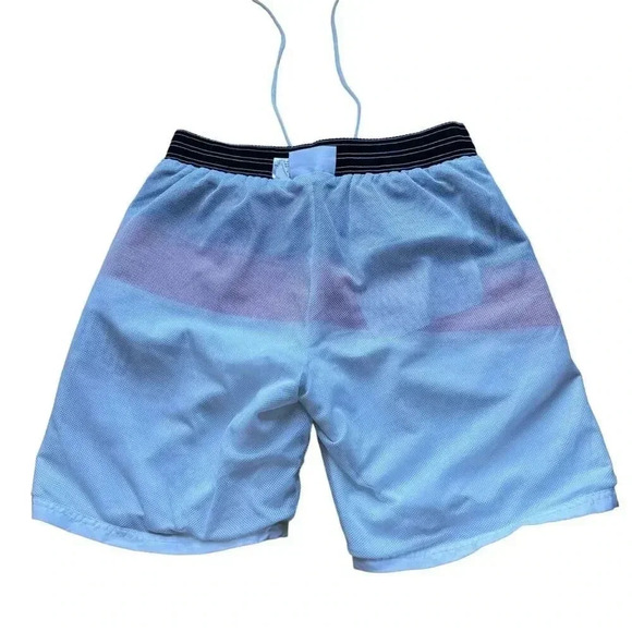 San Francisco Giants Mesh Black Orange White Color Block Swimming Trunks Shorts - Picture 6 of 12